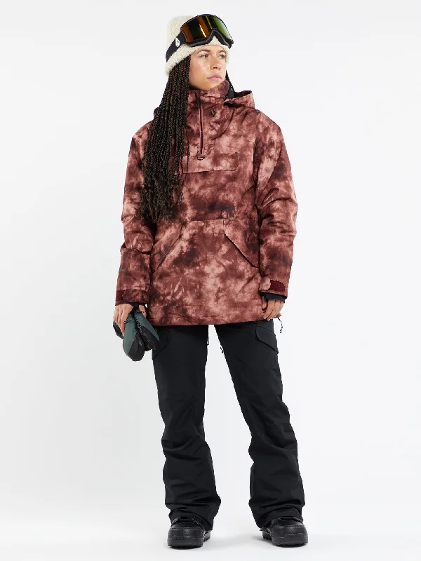 Personalized Clothing Womens Fern Insulated Gore Pullover - Pink Salt Wash