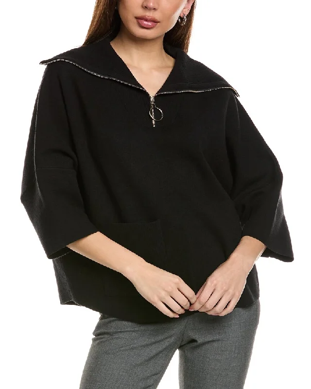 Sexy Fun Joseph Ribkoff Zipped Funnel Neck Sweater