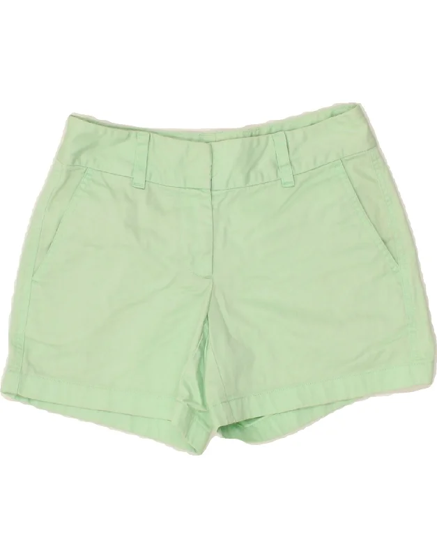 Fashion Wear VINEYARD VINES Womens Chino Shorts US 00 2XS W26 Green Cotton