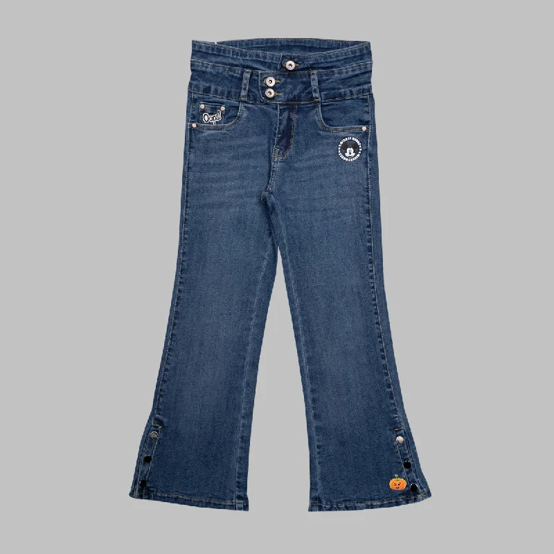 Exclusive Customization High-Waist Jeans for Girls