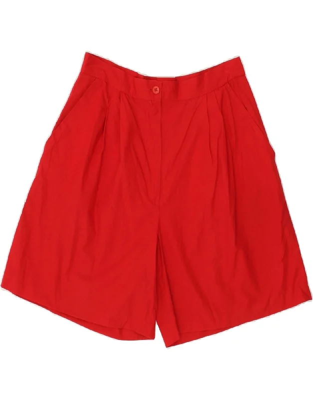 Casual And Casual VINTAGE Womens Pegged Chino Shorts IT 46 Large W28  Red Cotton