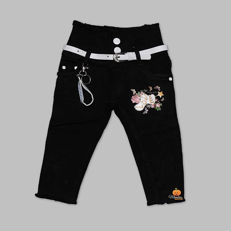 Stylish Wear High-Waist Jeans for Girls