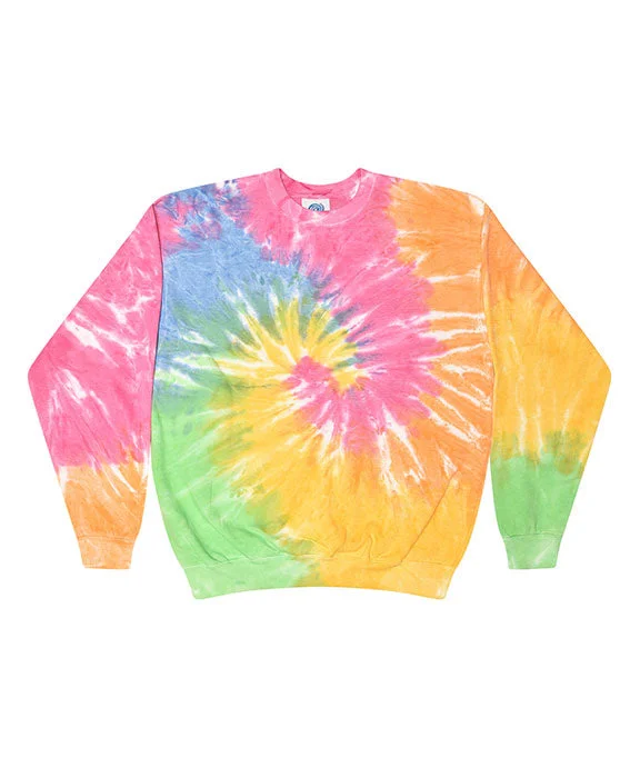 Stylish Wear H8100 - Tie-Dye Adult 8.5 oz Crew Neck Fleece | Eternity