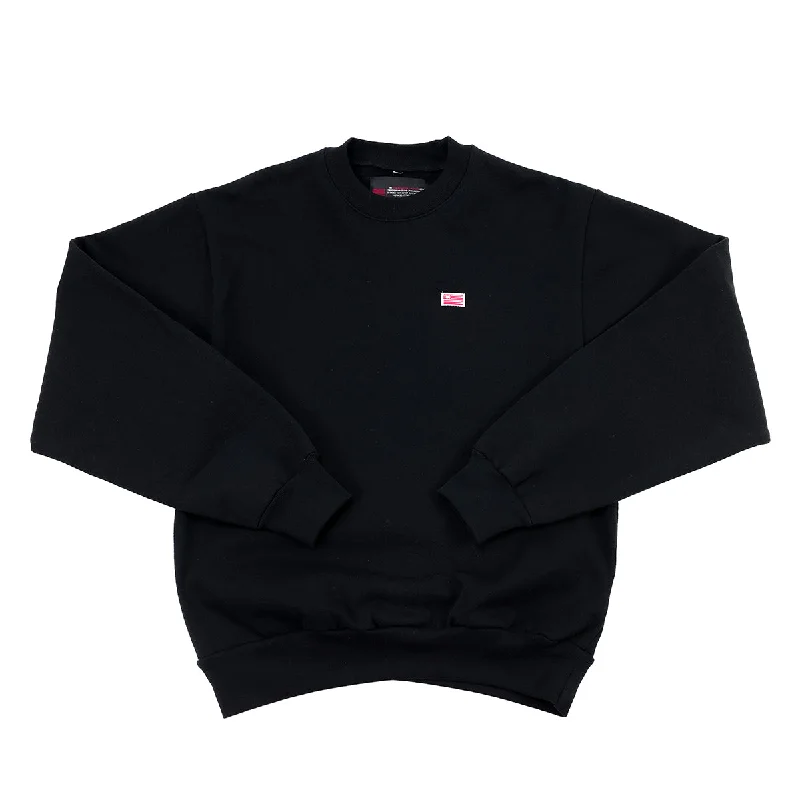 Cozy Chic TMC Flag Crewneck - Black