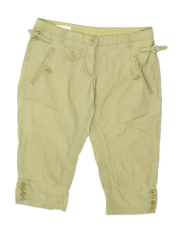 Exquisite Embroidery TIMBERLAND Womens Bermuda Shorts UK 16 Large W34  Green