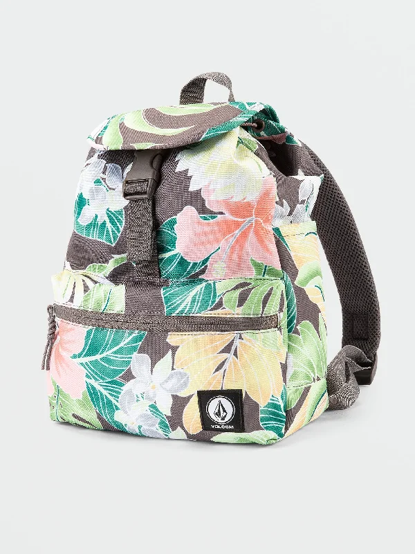 Exquisite Craftsmanship Volcom Stone Drawstring Backpack - Slate Grey