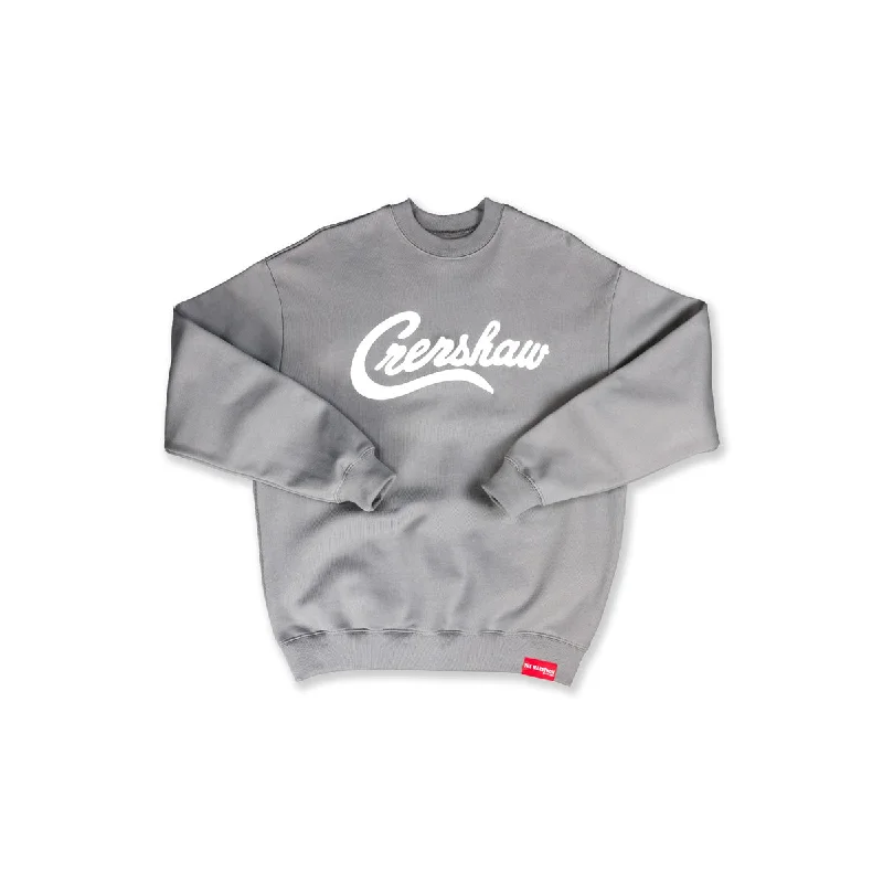 Printing decoration Limited Edition Ultra Crenshaw Crewneck - Slate Grey/White