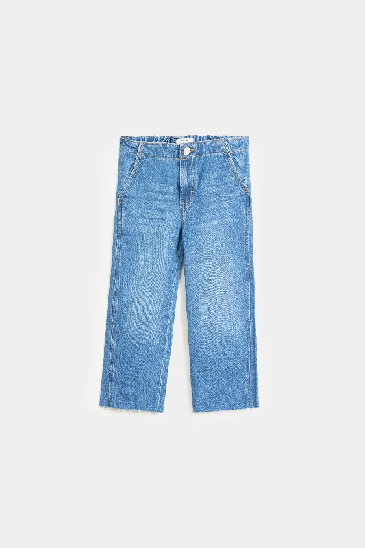 Retro Woolen Jacket Straight Fit Jean