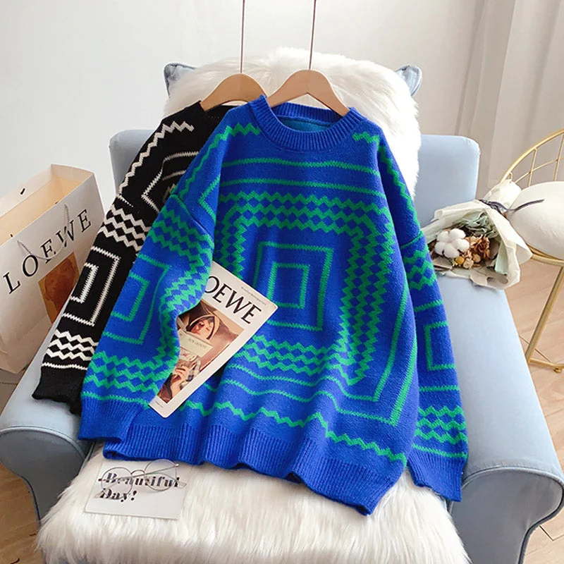 Fashion Must-have Vintage lazy sweater new sweater  4999