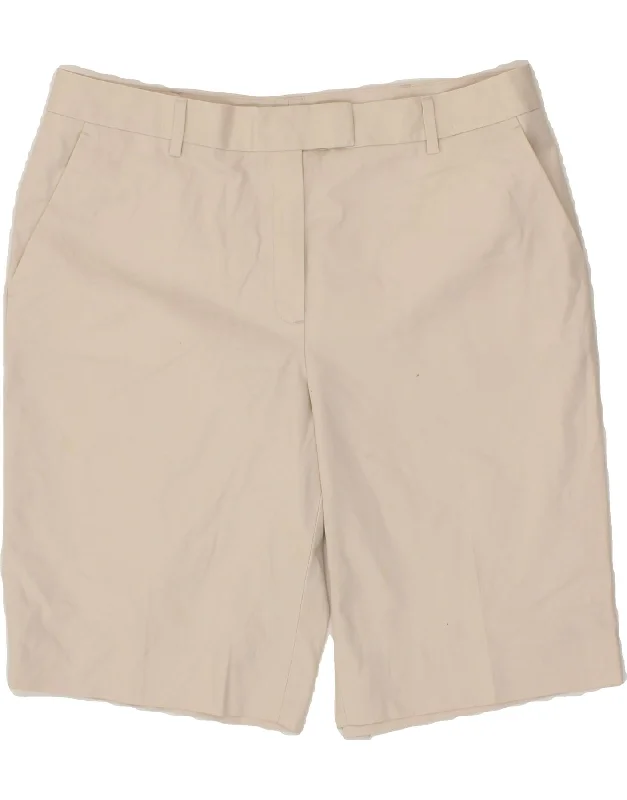 High-end Customization BROOKS BROTHERS Womens Bermuda Shorts US 12 Large W34 Beige Cotton High-end Customization BROOKS BROTHERS Womens Bermuda Shorts US 12 Large W34 Beige Cotton