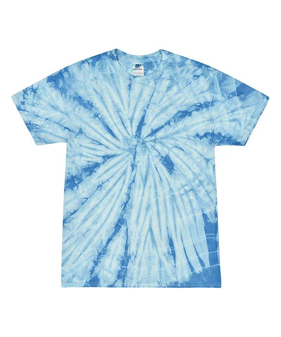 Comfortable Dresses CD101Y - Tie-Dye Youth 5.4 oz 100% Cotton Spider T-Shirt | Spider Baby Blue Comfortable Dresses CD101Y - Tie-Dye Youth 5.4 oz 100% Cotton Spider T-Shirt | Spider Baby Blue