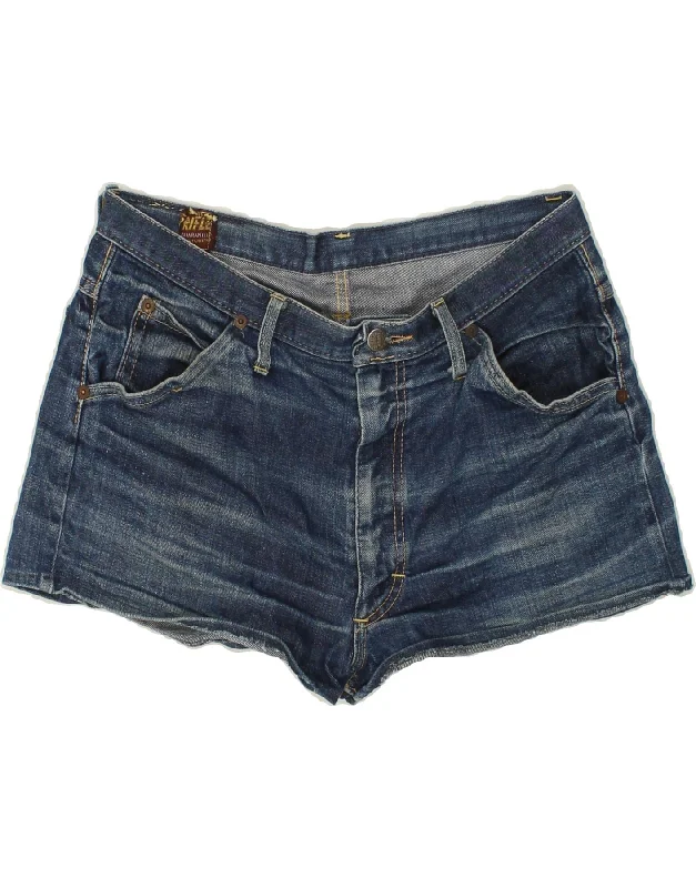 High-end Wear RIFLE Womens Denim Shorts W30 Medium Blue