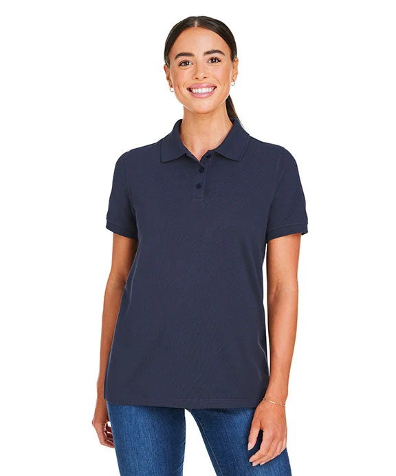 Sports Style M205W - Harriton Ladies Valiant Cotton Snag Protect Polo Shirt | Dark Navy Sports Style M205W - Harriton Ladies Valiant Cotton Snag Protect Polo Shirt | Dark Navy