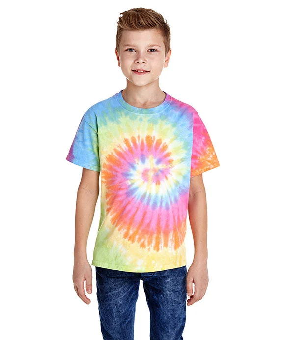 Easy Chic CD100Y - Tie-Dye Youth 5.4 oz 100% Cotton T-Shirt | Eternity