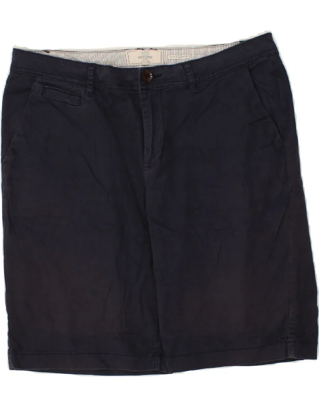 Fresh And Simple FAT FACE Womens Chino Shorts UK 14 Large W34  Navy Blue Cotton