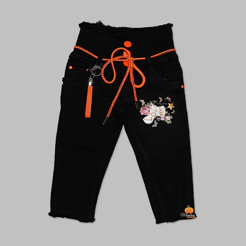 Trendy Casuals High-waist Jeans for Girls