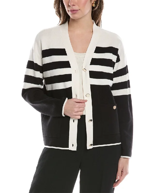 Casual Street Anne Klein Striped Cardigan