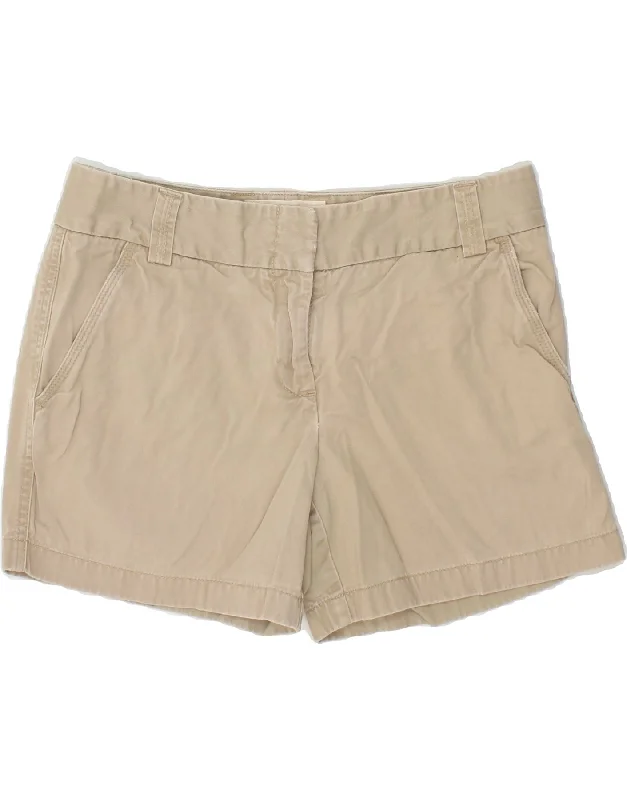 Youthful Style J. CREW Womens Classic Chino Shorts US 6 Medium W30 Beige Cotton