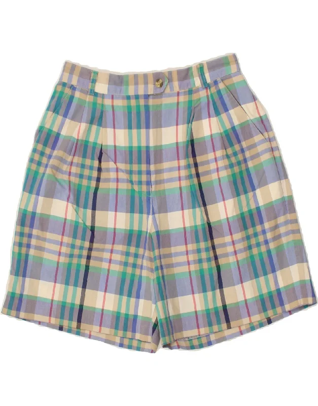 High-quality Styles IZOD Womens Chino Shorts UK 10 Small W27 Multicoloured Check Cotton High-quality Styles IZOD Womens Chino Shorts UK 10 Small W27 Multicoloured Check Cotton