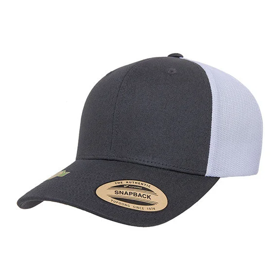 Simple Elegance 6606RT - Yupoong Classics® Recycled Mesh Retro Trucker Cap | Charcoal/White Simple Elegance 6606RT - Yupoong Classics® Recycled Mesh Retro Trucker Cap | Charcoal/White