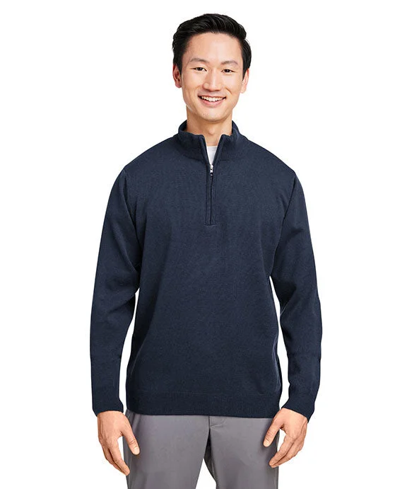Goddess Style M421 - Harriton Unisex Pilbloc™ Quarter-Zip Sweater | Dark Navy