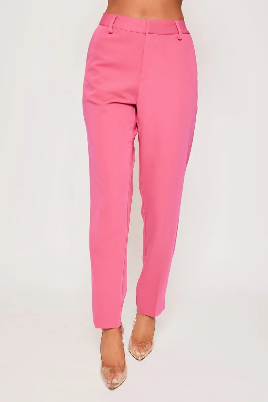 Advanced Customization Rayna - Fuchsia Tailored Tapered Trousers