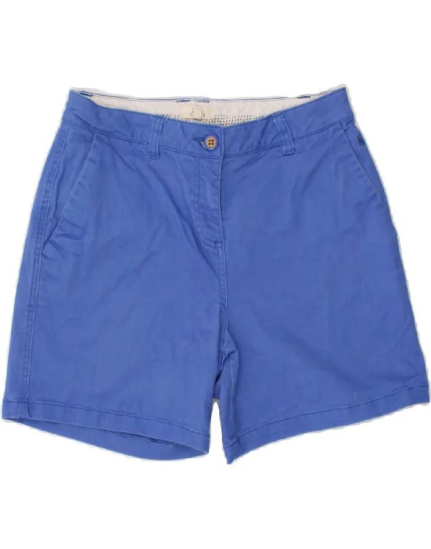 Lounge Chic JOULES Womens Chino Shorts UK 10 Small W27  Blue Cotton
