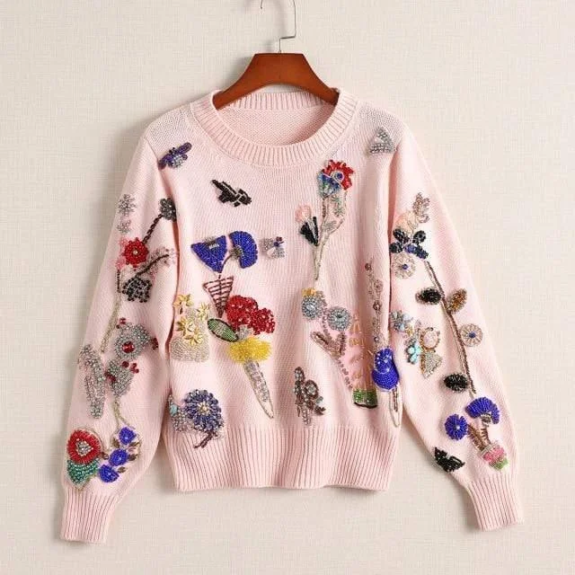 Personalized Wear Winter Women Luxury Brand Runway Sweater