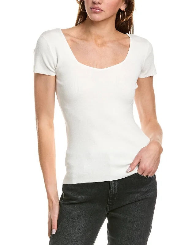 Energy Plan Elie Tahari Sweetheart Rib Sweater