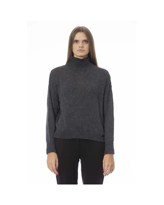 Dessert Matching Baldinini Trend Women's Gray Viscose Sweater - M