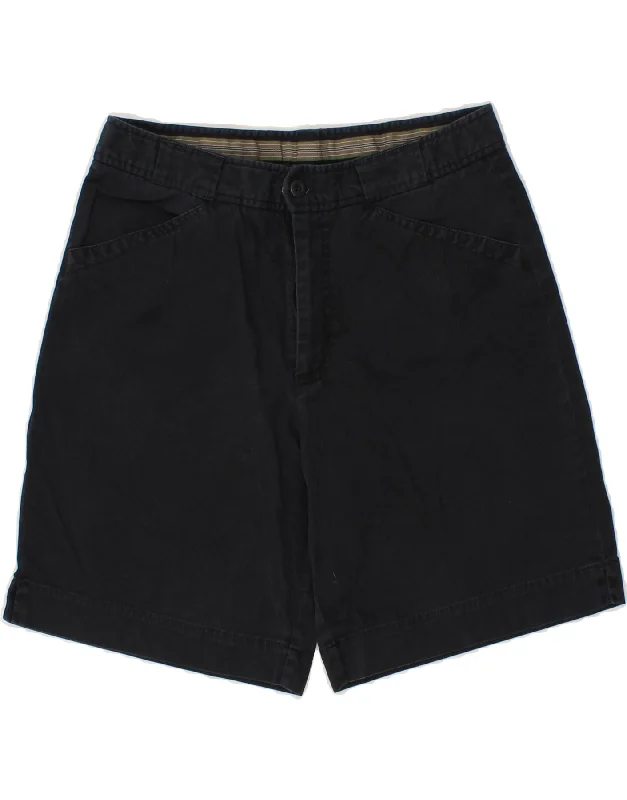 Classic Color COLUMBIA Womens Casual Shorts UK 10 Small W27 Navy Blue Cotton