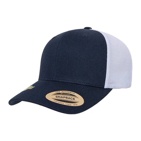 Warm Comfort 6606RT - Yupoong Classics® Recycled Mesh Retro Trucker Cap | Navy/White Warm Comfort 6606RT - Yupoong Classics® Recycled Mesh Retro Trucker Cap | Navy/White