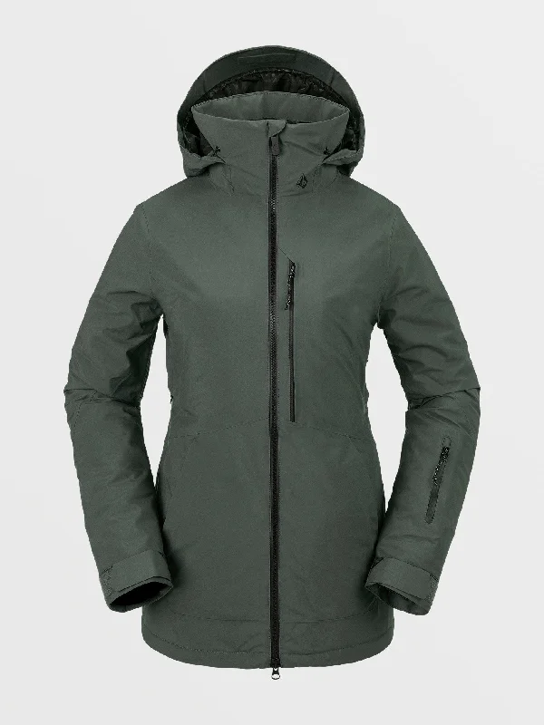Avant-garde Design Womens 3D Stretch Gore Jacket - Eucalyptus