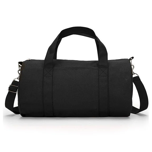 Effortless Style 3301 - Liberty Bags Grant Cotton Canvas Duffel Bag | Black