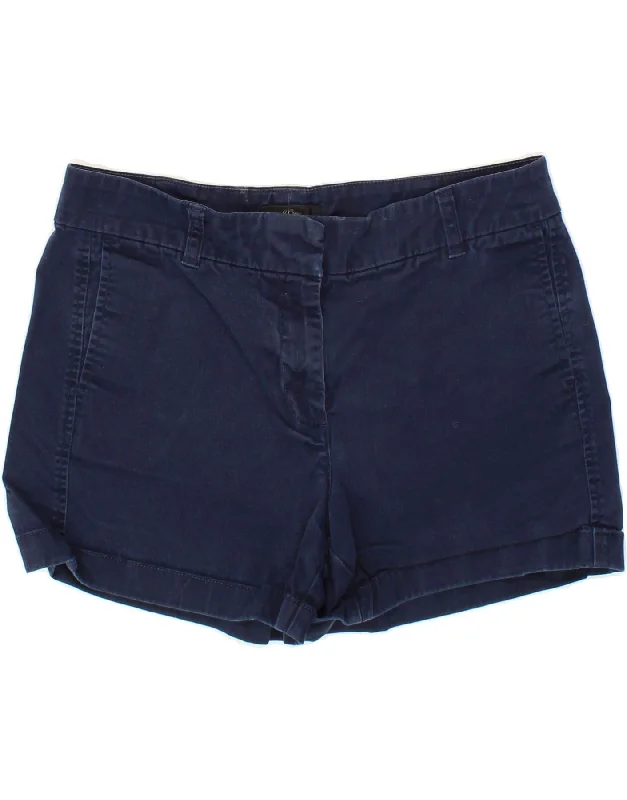 Exquisite Tailoring J. CREW Womens Chino Shorts US 6 Medium W30 Navy Blue Cotton
