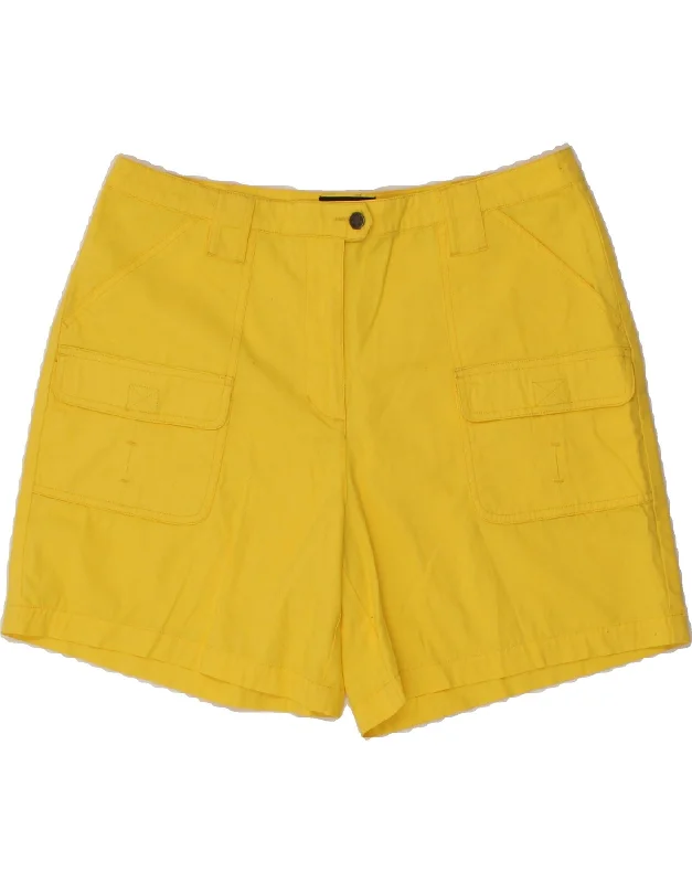 Comfortable And Casual VERO MODA Womens Cargo Shorts XL W36 Yellow Cotton