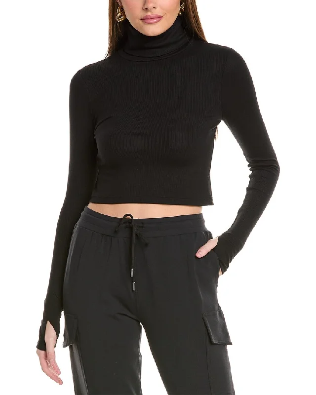 Cozy Fit Splits59 Jackson Rib Cropped Turtleneck Top