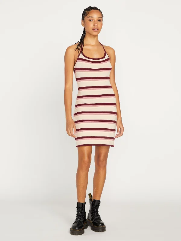 Elegant Outline Gurrl Crush Dress - Rosewood