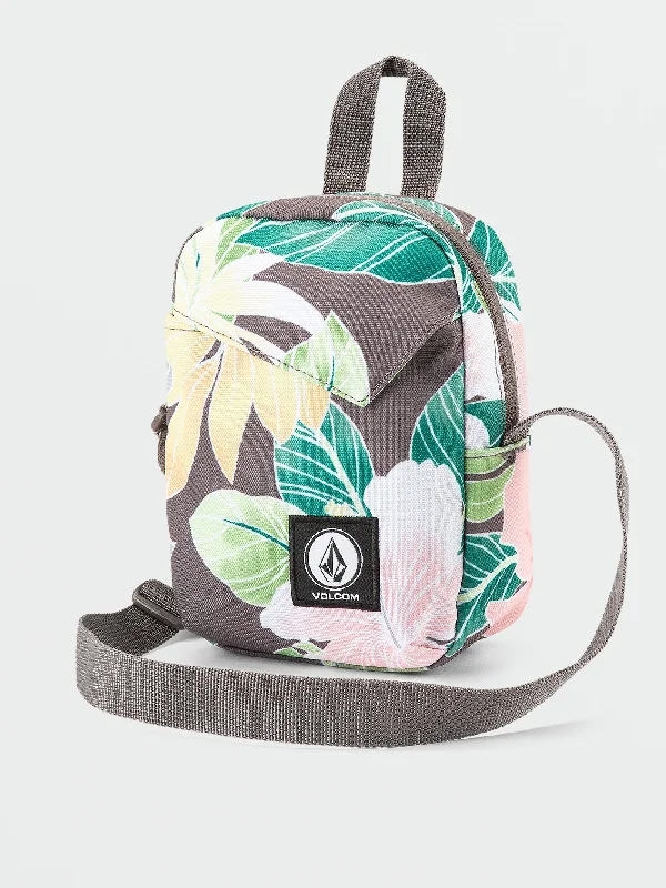 Celebrity Picks Volcom Cross-Body Stash Backpack - Slate Grey