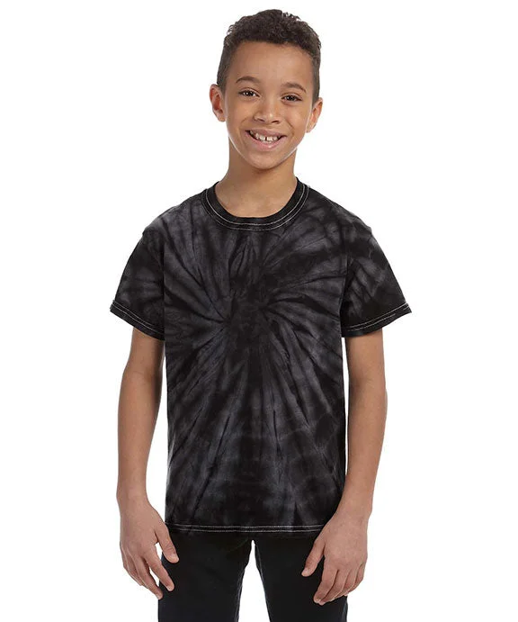 Cozy Fit Wear CD101Y - Tie-Dye Youth 5.4 oz 100% Cotton Spider T-Shirt | Spider Black Cozy Fit Wear CD101Y - Tie-Dye Youth 5.4 oz 100% Cotton Spider T-Shirt | Spider Black