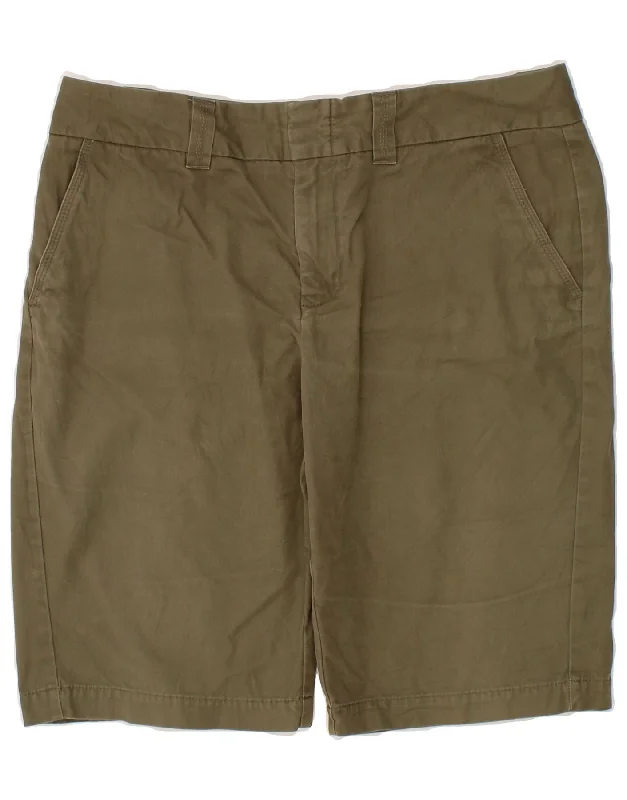 Denim Design TOMMY HILFIGER Womens Chino Shorts US 12 Large W34  Khaki Cotton