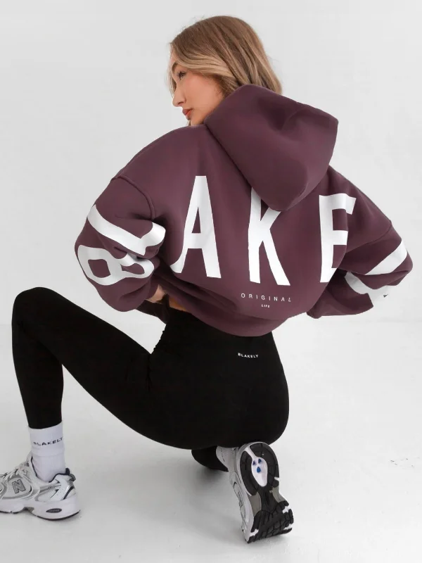 Soft Clothing Isabel Oversized Hoodie - Light Plum