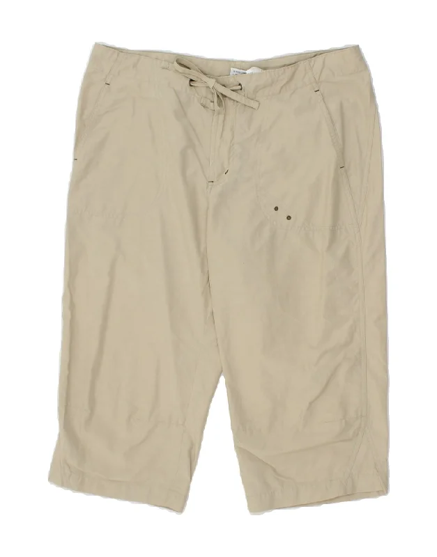 Goddess Outfit COLUMBIA Womens Bermuda Shorts Large W34 Beige Cotton