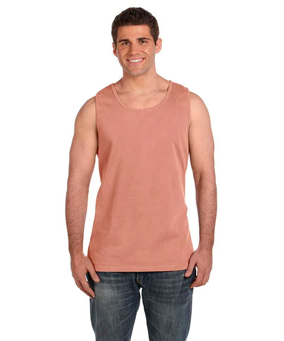 Retro Stripes C9360 - Comfort Colors Adult Heavyweight Tank Top | Terracota