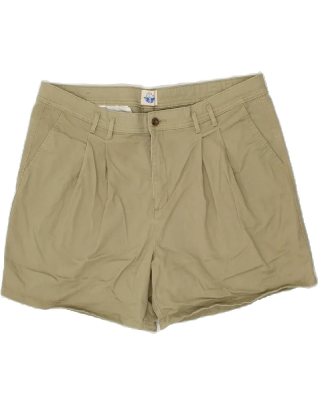 Timeless Comfort DOCKERS Womens Pegged Chino Shorts US 16 2XL W33 Khaki Cotton
