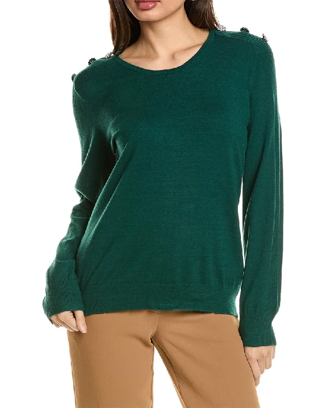 Diamond Series Adrianna Papell Embellished Sweater