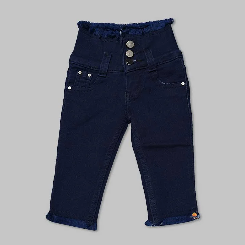 Hip-hop Style High Waist Jeans for Girls and Kids