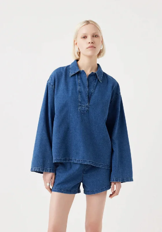 Style Design Ayla Relaxed Short - Moderna Blue
