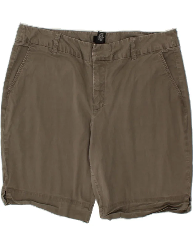 Luxury And Elegant MOSSIMO Womens Chino Shorts US 22 3XL W44  Brown Cotton
