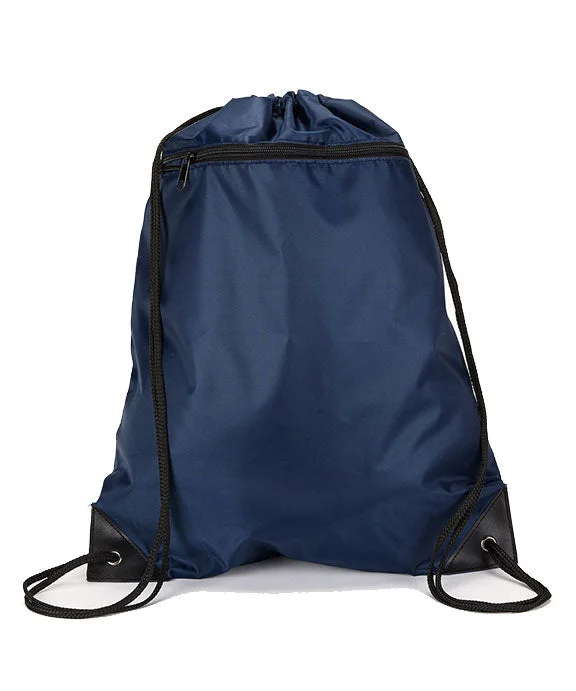 Fashion Touch 8888 - Liberty Bags Zipper Drawstring Backpack | Navy